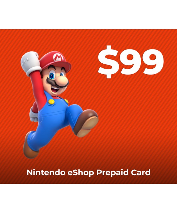 eShop Prepaid Card $99 CA Nintendo eShop Key 